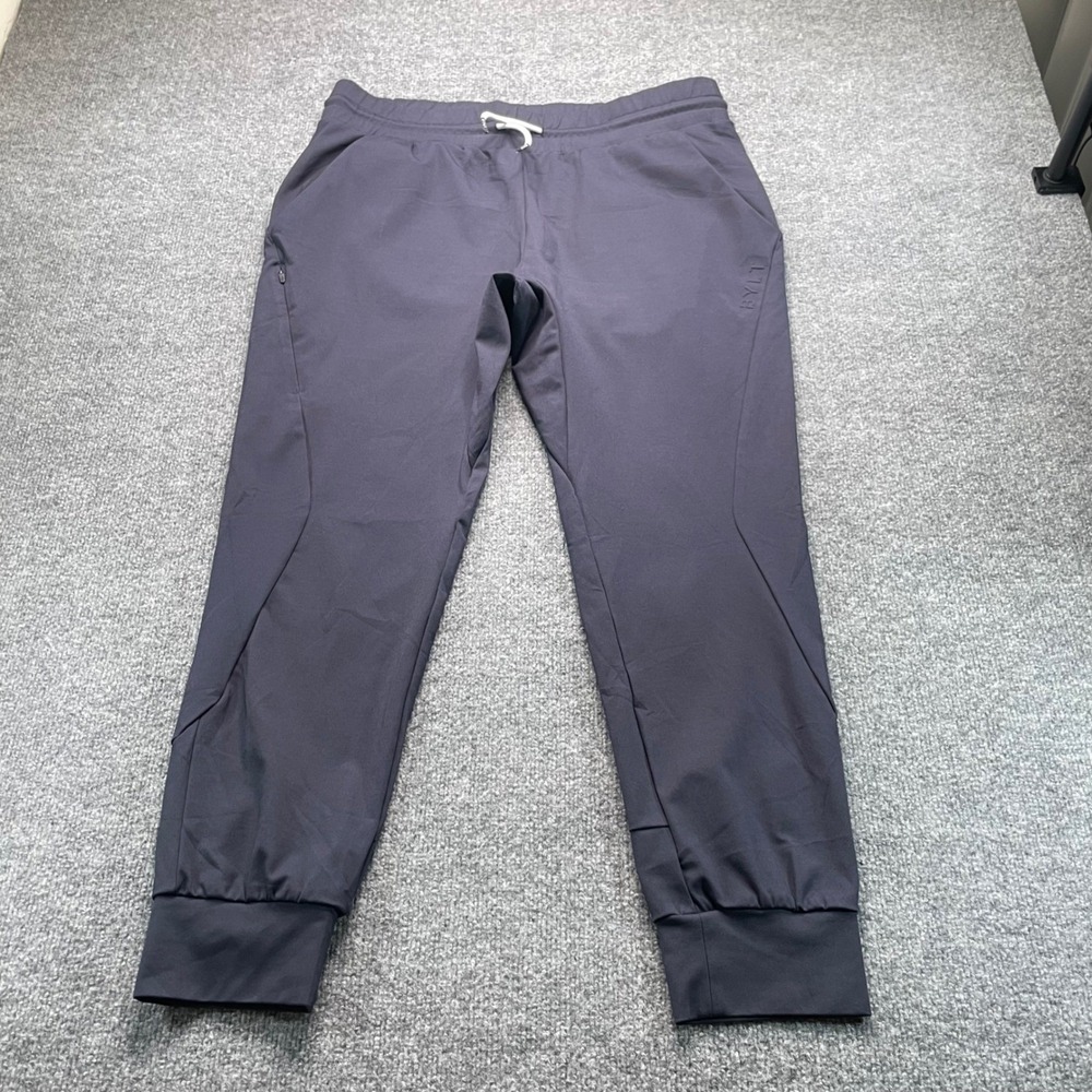 BYLT Active Jogger Mens XL Navy Blue Premium Basics Athletic Tapered Pants
